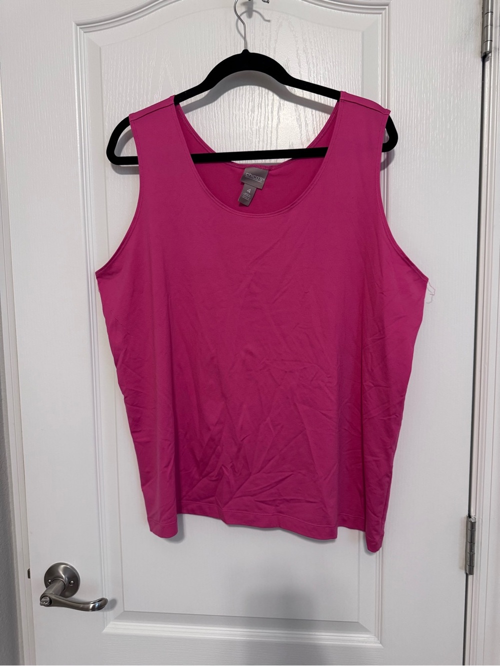 Chico's Fuchsia Scoop Neck Tank